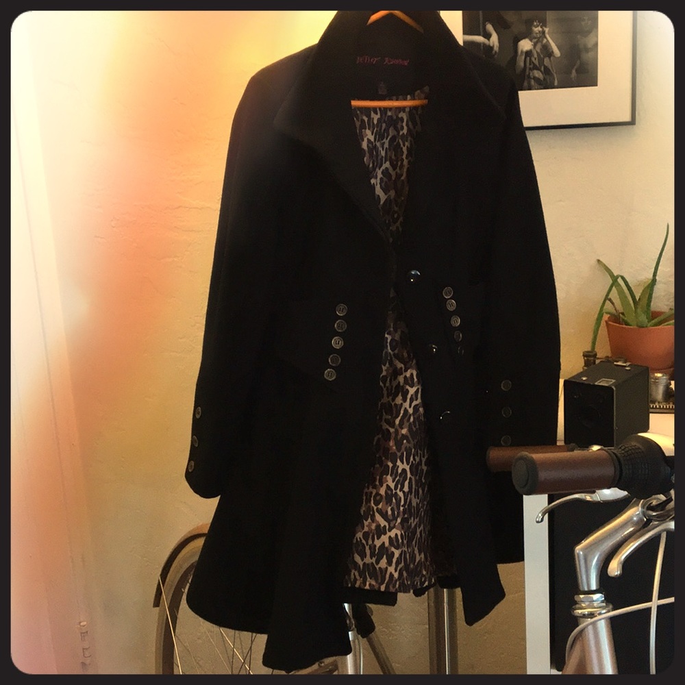 Betsey Johnson corset coat